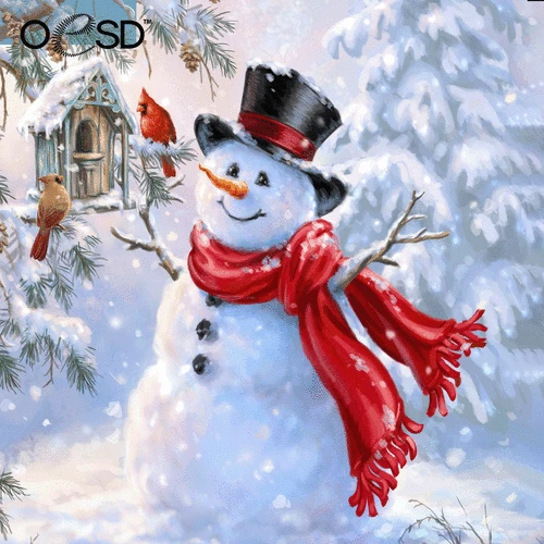 OESD Happy Snowman By Dona Gelsinger 3 OESD Happy Snowman By Dona Gelsinger - Image 2