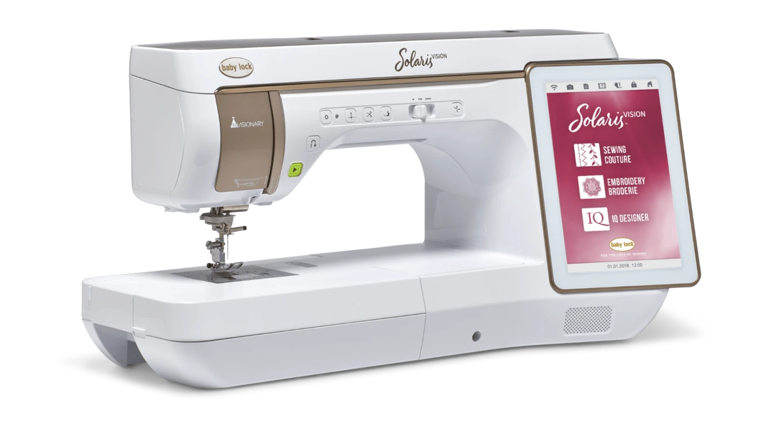 Baby Lock Solaris Vision Sewing, Quilting & Embroidery Machine - With FREE Online Classes & Inspirational Guide (BA-LOK60D + STWB-BLSA) 7 Baby Lock Solaris Vision Sewing, Quilting & Embroidery Machine - With FREE Online Classes & Inspirational Guide (BA-LOK60D + STWB-BLSA) - Image 5