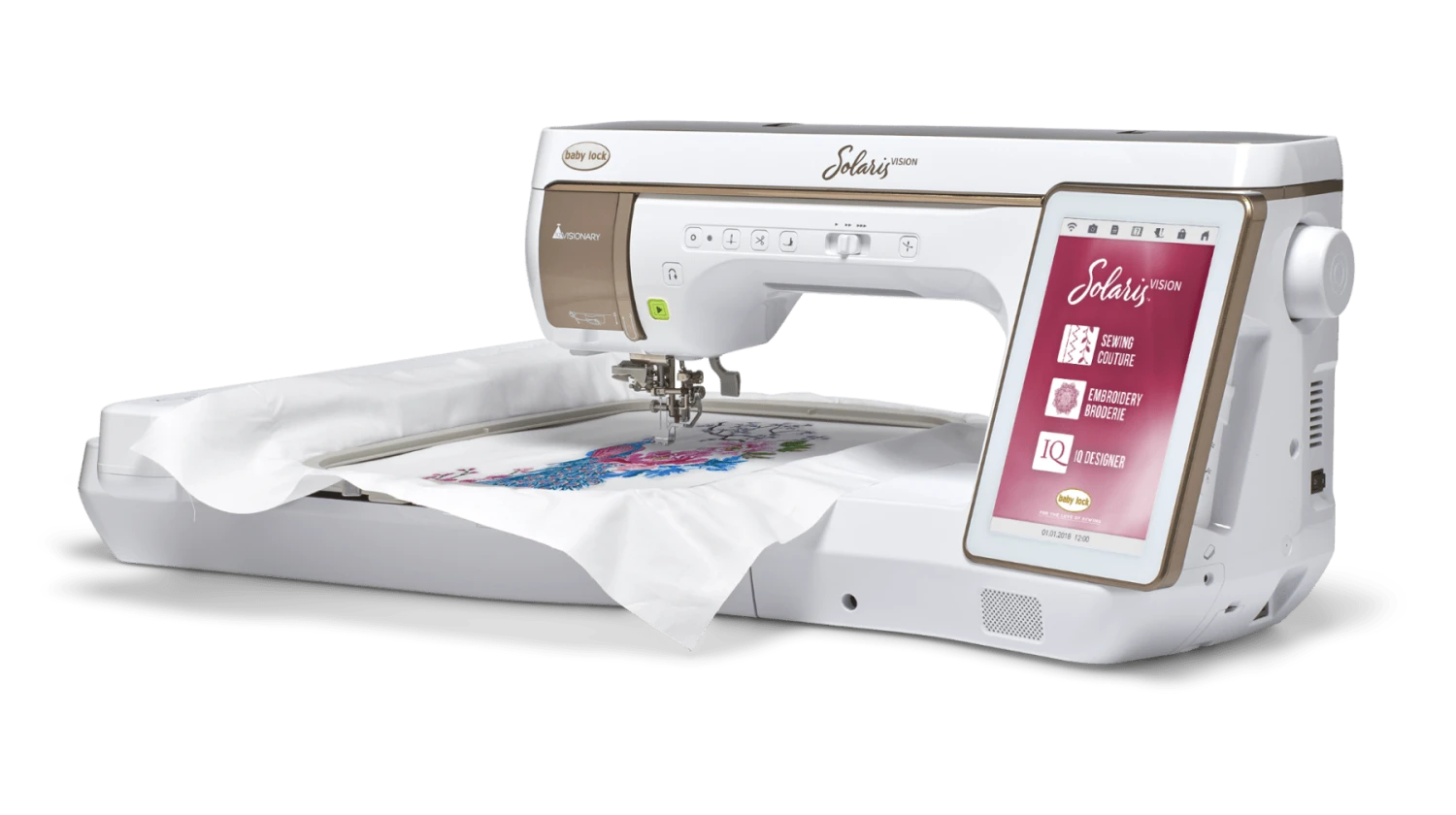 Baby Lock Solaris Vision Sewing, Quilting & Embroidery Machine - With FREE Online Classes & Inspirational Guide (BA-LOK60D + STWB-BLSA) 8 Baby Lock Solaris Vision Sewing, Quilting & Embroidery Machine - With FREE Online Classes & Inspirational Guide (BA-LOK60D + STWB-BLSA) - Image 6