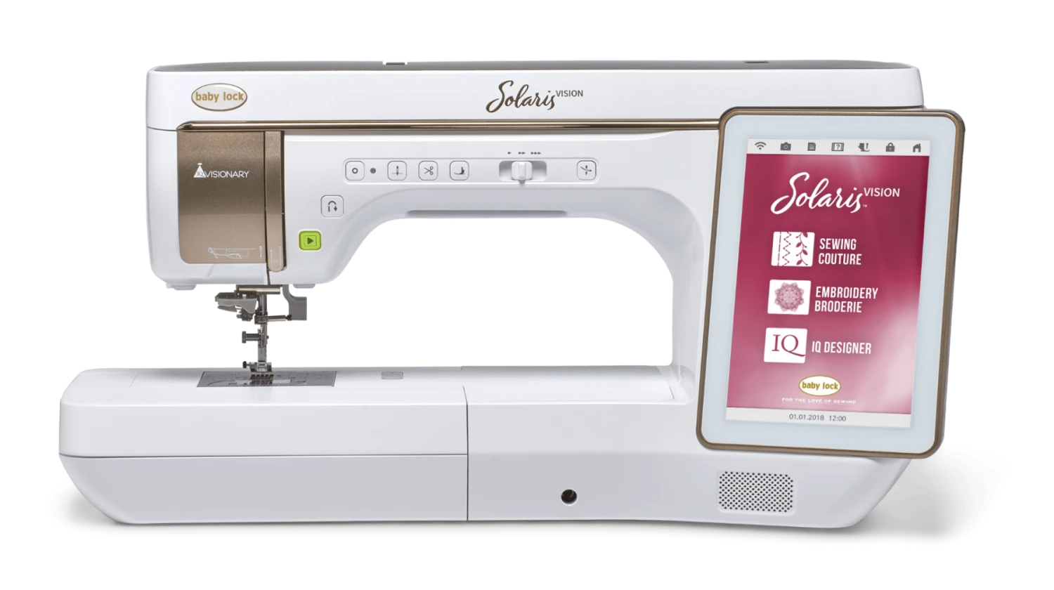 Baby Lock Solaris Vision Sewing, Quilting & Embroidery Machine - With FREE Online Classes & Inspirational Guide (BA-LOK60D + STWB-BLSA) 6 Baby Lock Solaris Vision Sewing, Quilting & Embroidery Machine - With FREE Online Classes & Inspirational Guide (BA-LOK60D + STWB-BLSA) - Image 4