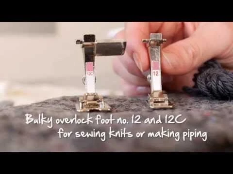 Bernina Bulky Overlock Foot #12C 4 Bernina Bulky Overlock Foot #12C - Image 2