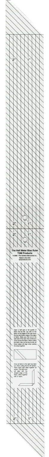 Bias Ruler, 14" X 2-1/2"