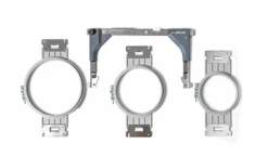 Brother Round Embroidery Frame And Driver Set - PR1000 Multi-needle Series, 4", 5", 6"