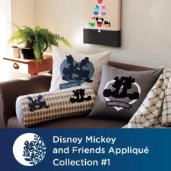 Brother ScanNCut Disney Mickey And Friends Appliqué Pattern Collection #1 -Sewing Supplies Store brother scanncut disney mickey and friends applique pattern collection 1 sewing accessories notions 812672