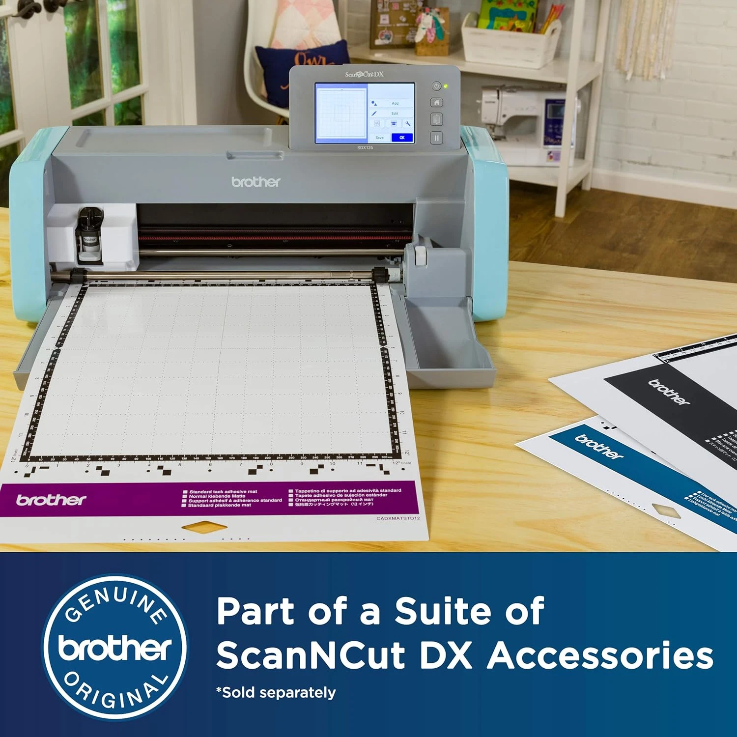 Brother ScanNCut DX Low Tack Mat 12" X 12" 4 Brother ScanNCut DX Low Tack Mat 12" X 12" - Image 2