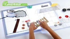 CutterPillar Tempered Glass Glow Mat Add-on -Sewing Supplies Store cutterpillar tempered glass glow mat add on sewing accessories notions 661497