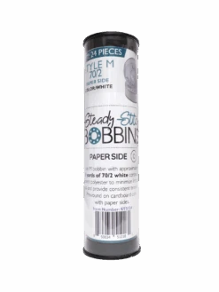 DIME Steady Stitch Paper Sides Style M Polyester Prewound Bobbins (24/tube)