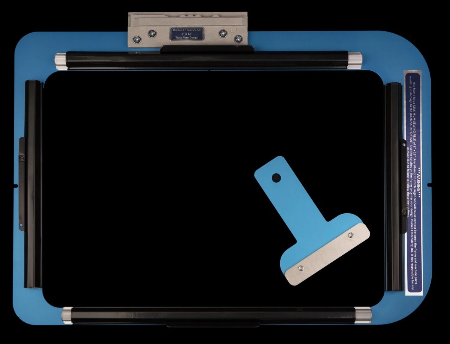 Durkee 8" X 12" Sash Embroidery Frame For Brother & Baby Lock Single Needle Flat Bed Machines 3 Durkee 8" X 12" Sash Embroidery Frame For Brother & Baby Lock Single Needle Flat Bed Machines