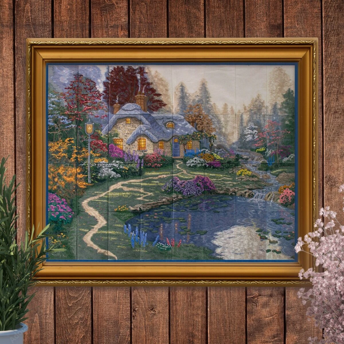 Everett's Cottage OESD Embroidery Collection By Thomas Kinkade 3 Everett's Cottage OESD Embroidery Collection By Thomas Kinkade