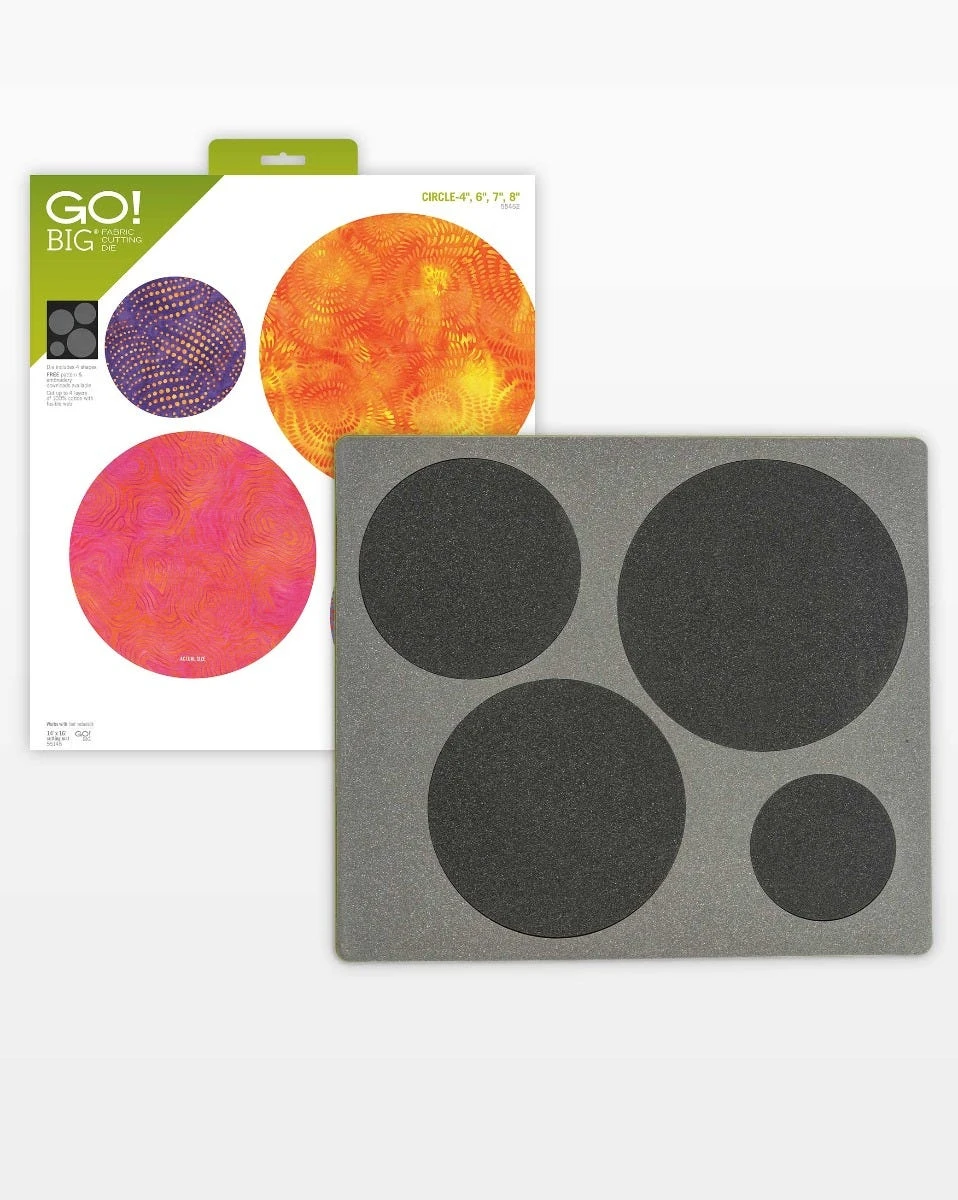 GO! Big Circle-4", 6", 7", 8" Die 3 GO! Big Circle-4", 6", 7", 8" Die