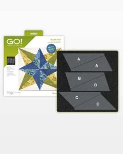 GO! Blazing Star-12" Finished By Eleanor Burns Die