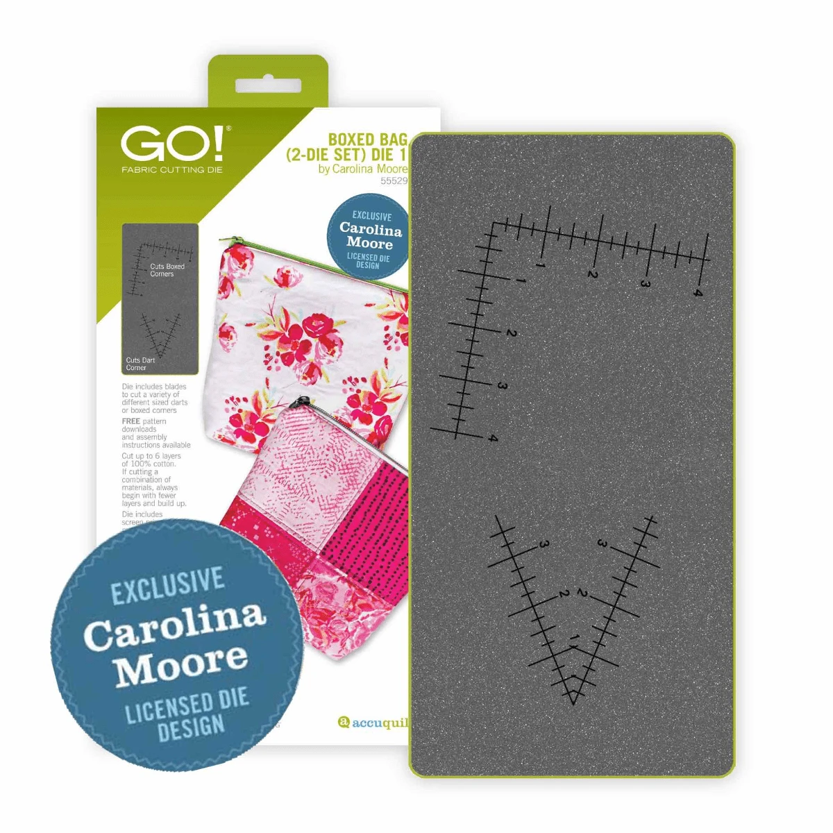 GO! Boxed Bag 2-Die Set By Carolina Moore 3 GO! Boxed Bag 2-Die Set By Carolina Moore