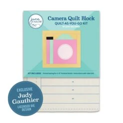 GO! Camera Block-8" Finished By Judy Gauthier Project Bundle -Sewing Supplies Store go camera block 8 finished by judy gauthier project bundle sewing accessories notions 6198672