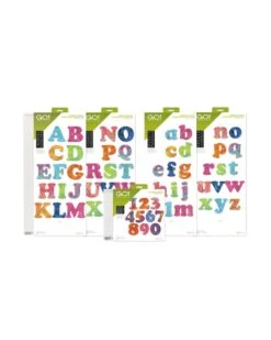 GO! Carefree Alphabet & Numbers Die Bundle