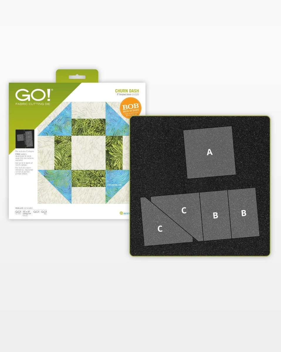 GO! Churn Dash-9" Finished Die 3 GO! Churn Dash-9" Finished Die