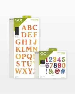 GO! Classic 2" Alphabet, Numbers & Symbols Die Bundle
