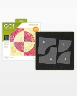 GO! Drunkard’s Path-4” Finished (Makes 8" Finished Blocks) Die