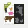 GO! Farm Animals Medley Die -Sewing Supplies Store go farm animals medley die sewing accessories notions 5593461