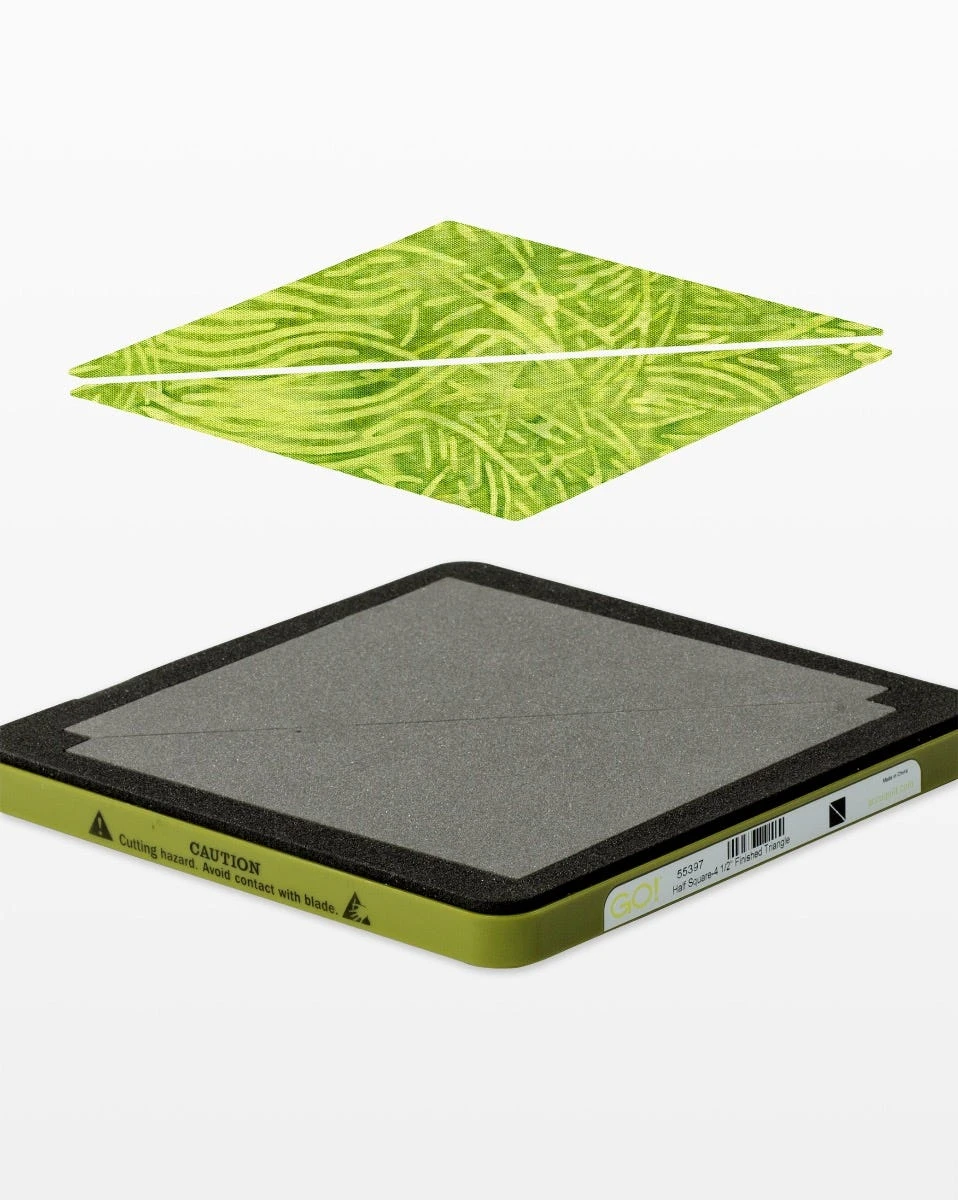 GO! Half Square Triangle-4 1/2" Finished Square Die 6 GO! Half Square Triangle-4 1/2" Finished Square Die - Image 4