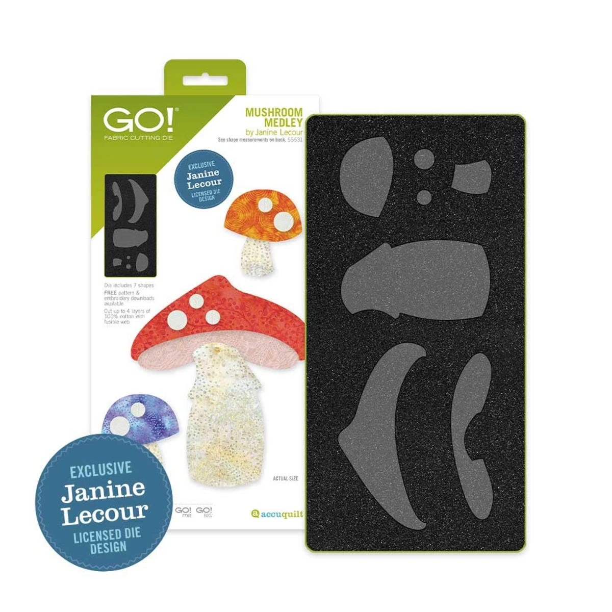 GO! Mushroom Medley Die By Janine Lecour 3 GO! Mushroom Medley Die By Janine Lecour