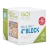 GO! Qube Mix & Match 4" Block 1 GO! Qube Mix & Match 4" Block -Sewing Supplies Store go qube mix match 4 block sewing accessories notions 7390396
