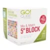 GO! Qube Mix & Match 5" Block 1 GO! Qube Mix & Match 5" Block -Sewing Supplies Store go qube mix match 5 block sewing accessories notions 3872626