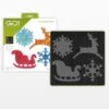 GO! Sleigh & Snowflakes Die 2 GO! Sleigh & Snowflakes Die -Sewing Supplies Store go sleigh snowflakes die sewing accessories notions 5088982