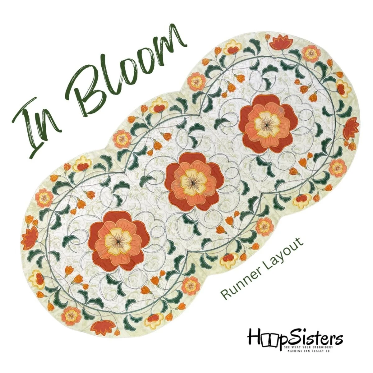 HoopSisters In Bloom Design - USB 3 HoopSisters In Bloom Design - USB