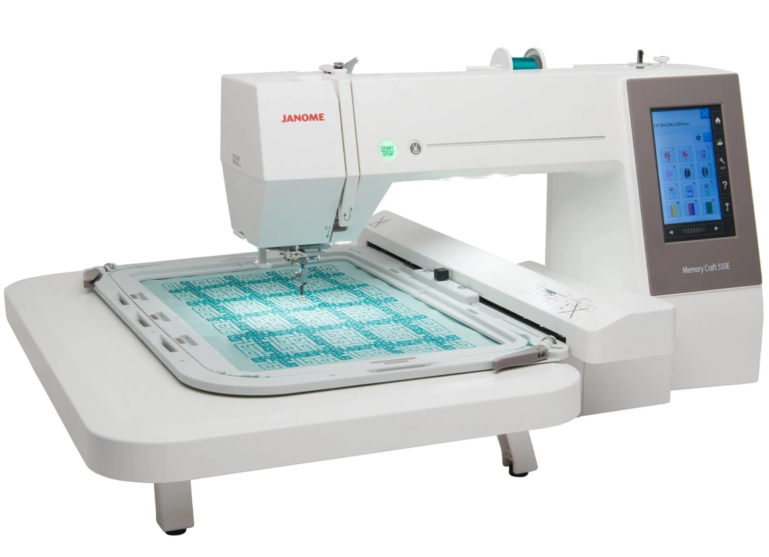 Janome Memory Craft 550e Embroidery Machine 5 Janome Memory Craft 550e Embroidery Machine - Image 3