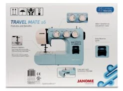 Janome Travel Mate 16 Sewing Machine -Sewing Supplies Store janome travel mate 16 sewing machine sewing serger embroidery machines 151825