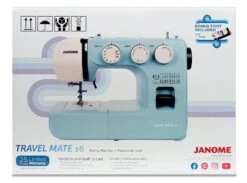Janome Travel Mate 16 Sewing Machine -Sewing Supplies Store janome travel mate 16 sewing machine sewing serger embroidery machines 173619