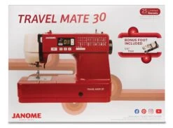 Janome Travel Mate 30 Sewing Machine -Sewing Supplies Store janome travel mate 30 sewing machine sewing serger embroidery machines 269240