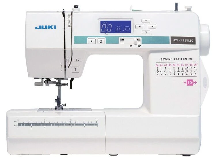 Juki HZL-LB5020 Compact Size Sewing Machine With 20 Stitch Patterns 3 Juki HZL-LB5020 Compact Size Sewing Machine With 20 Stitch Patterns