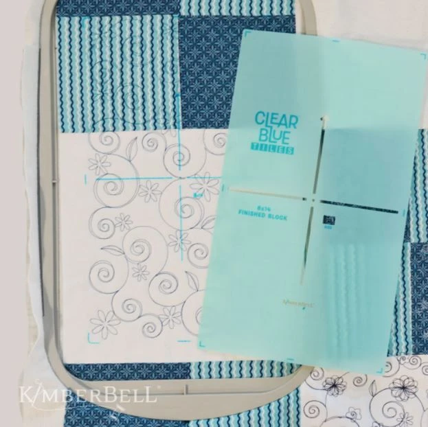 Kimberbell Clear Blue Tiles: Expansion Set 3 Kimberbell Clear Blue Tiles: Expansion Set