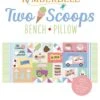 Kimberbell Two Scoops Bench Pillow Machine Embroidery CD 2 Kimberbell Two Scoops Bench Pillow Machine Embroidery CD -Sewing Supplies Store kimberbell two scoops bench pillow machine embroidery cd sewing accessories notions 818937