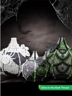 OESD Freestanding Lace Spider Web Pumpkin Patch