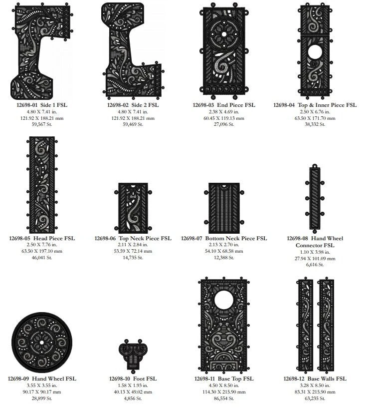 OESD Freestanding Vintage Sewing Machine 5 OESD Freestanding Vintage Sewing Machine - Image 3