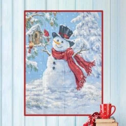 OESD Happy Snowman By Dona Gelsinger
