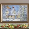 OESD Midnight Delivery By Thomas Kinkade Tiling Scene -Sewing Supplies Store oesd midnight delivery by thomas kinkade tiling scene sewing accessories notions 667326