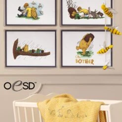 OESD Winnie-the-Pooh Embroidery USB Collection -Sewing Supplies Store oesd winnie the pooh embroidery usb collection sewing accessories notions 592393