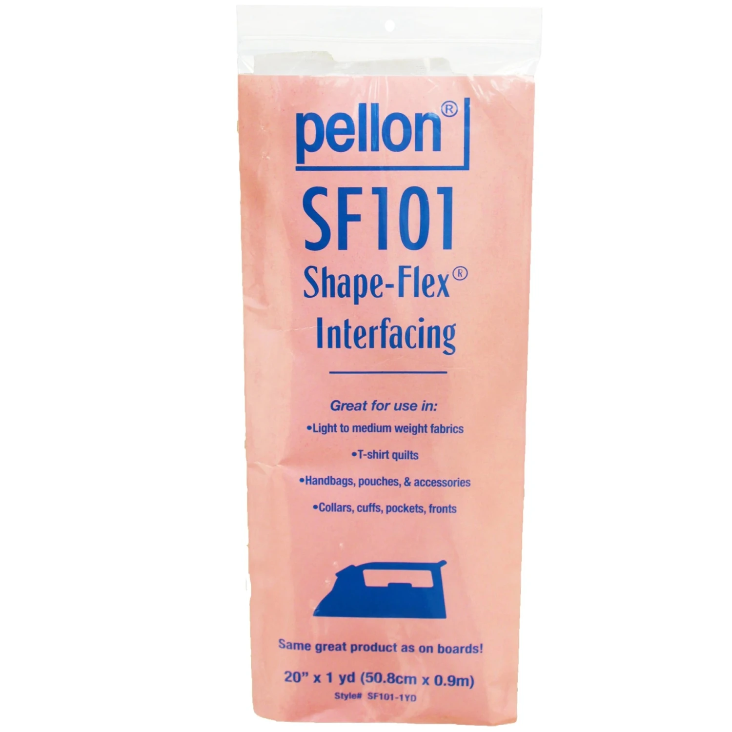 Pellon SF101 Shape-Flex Fusible Interfacing, 20in X 1yd 3 Pellon SF101 Shape-Flex Fusible Interfacing, 20in X 1yd