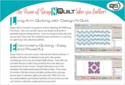 Quilters Select Design N Quilt Software -Sewing Supplies Store quilters select design n quilt software sewing accessories notions 364595