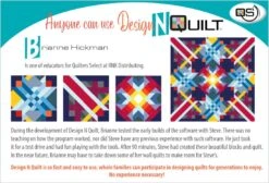 Quilters Select Design N Quilt Software -Sewing Supplies Store quilters select design n quilt software sewing accessories notions 806055