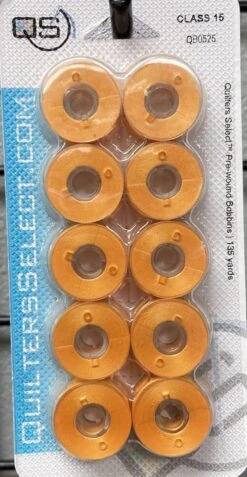 Quilters Select Prewound Bobbins- Class 15 25 Quilters Select Prewound Bobbins- Class 15 -Sewing Supplies Store quilters select prewound bobbins class 15 sewing accessories notions 241596