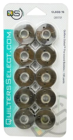 Quilters Select Prewound Bobbins- Class 15 35 Quilters Select Prewound Bobbins- Class 15 -Sewing Supplies Store quilters select prewound bobbins class 15 sewing accessories notions 301204