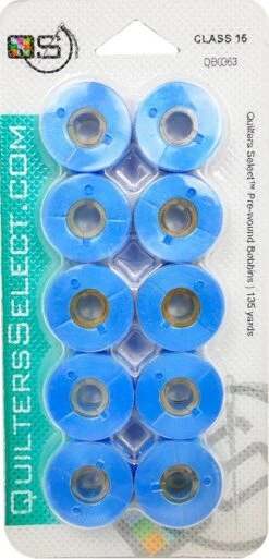 Quilters Select Prewound Bobbins- Class 15 32 Quilters Select Prewound Bobbins- Class 15 -Sewing Supplies Store quilters select prewound bobbins class 15 sewing accessories notions 639782